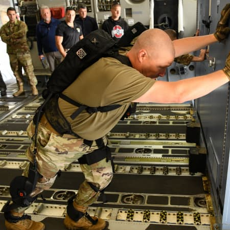 The US Air Force received exoskeletons from ROAM Robotics - the official website of the US government