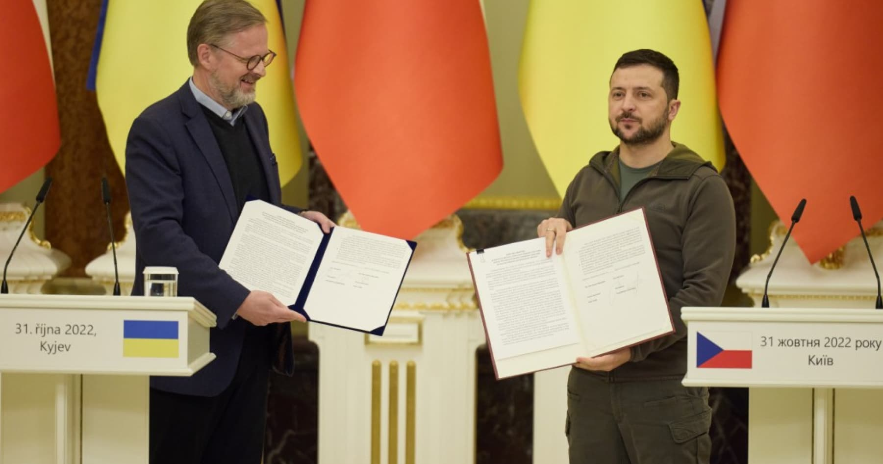 Володимир Зеленський і Петр Фіала підписали Спільну декларацію щодо євроатлантичної перспективи України