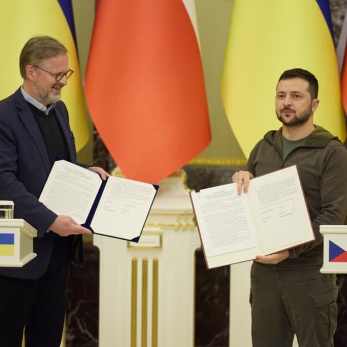 Volodymyr Zelenskyy and Petr Fiala signed a Joint Declaration on Ukraine's Euro-Atlantic perspective