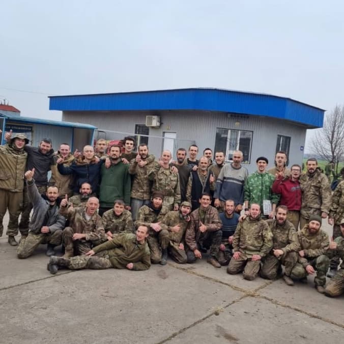 Україна звільнила 45 військових ЗСУ