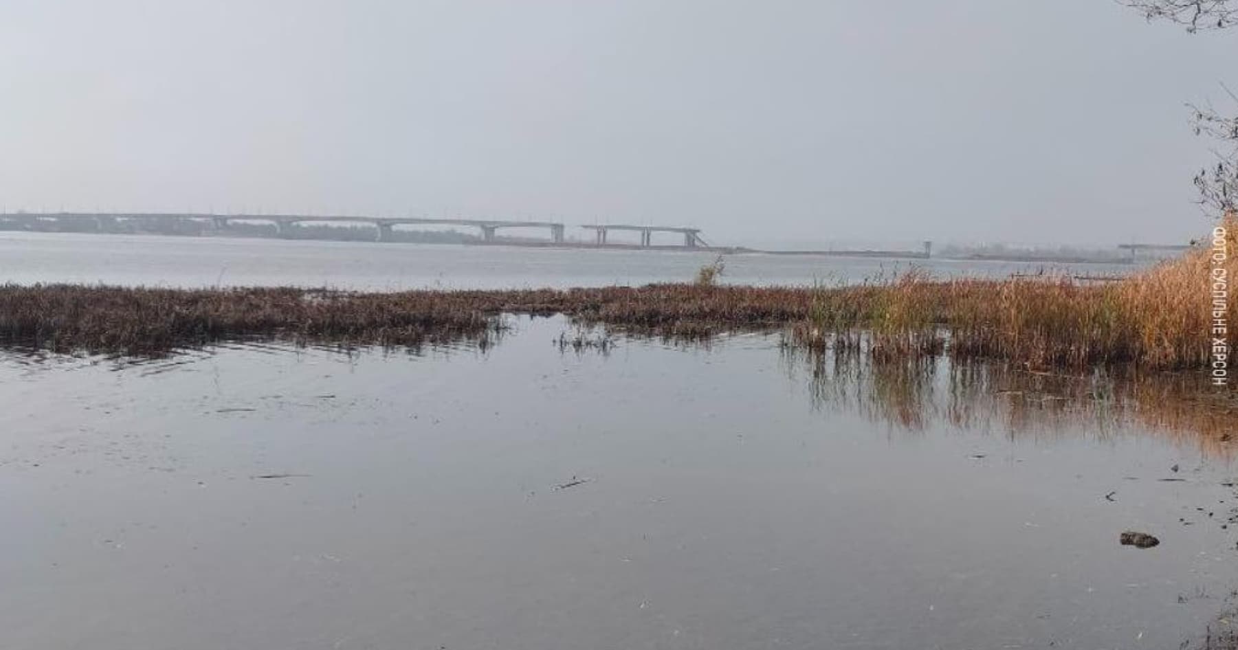 Antonivskyi bridge in temporarily occupied Kherson has been destroyed