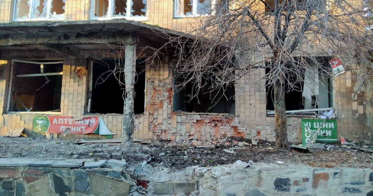 Росіяни обстріляли заклади охорони здоров’я на Донеччині