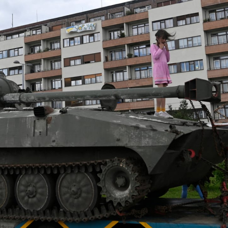У Празі відкрилась виставка знищеної російської військової техніки