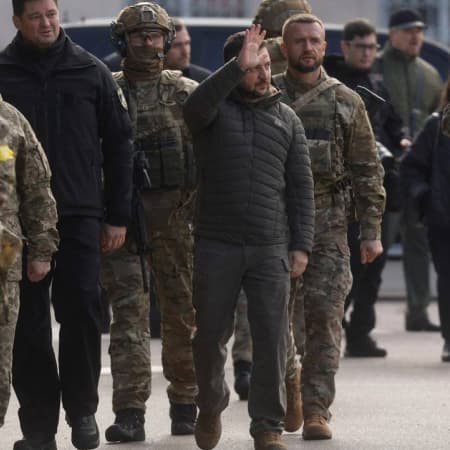 Volodymyr Zelenskyy visited de-occupied Kherson