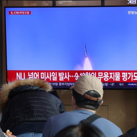 КНДР запустила балістичну ракету у напрямку Східного моря