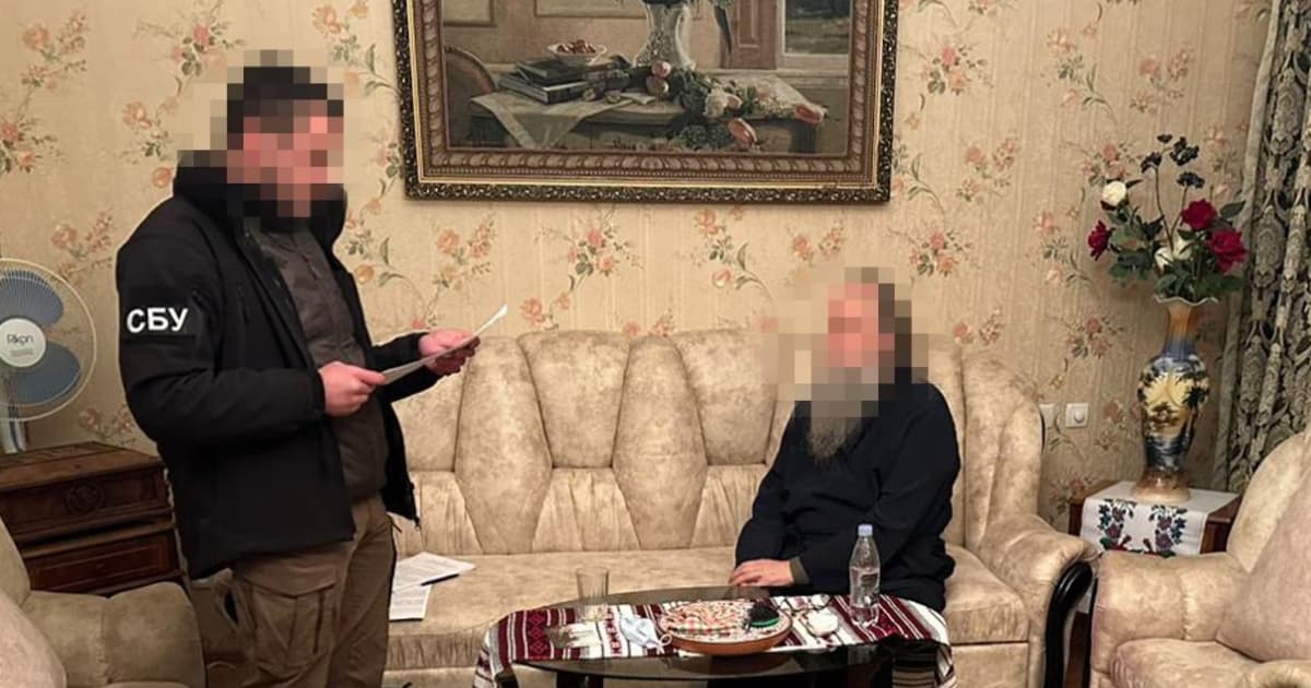 СБУ повідомила про нові підозри митрополиту на Вінниччині, який виправдовував вторгнення РФ