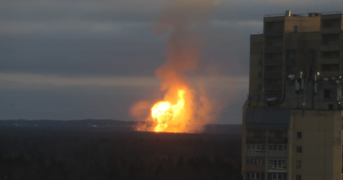 Поблизу Санкт-Пєтєрбурга відбувся вибух на газопроводі