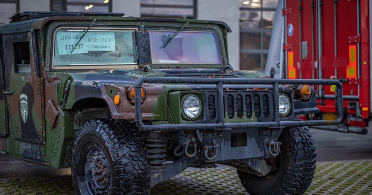 Люксембург надіслав Україні додаткові військові позашляховики HMMWV