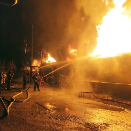 Oil depot caught fire in temporarily occupied Makiivka