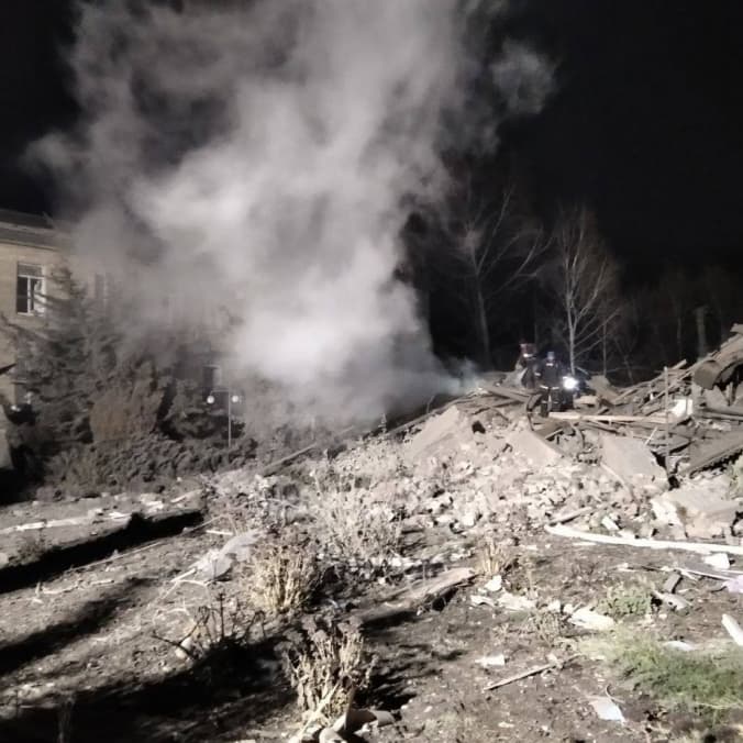 Уночі 23 листопада росіяни обстріляли пологове відділення у Вільнянську на Запоріжчині