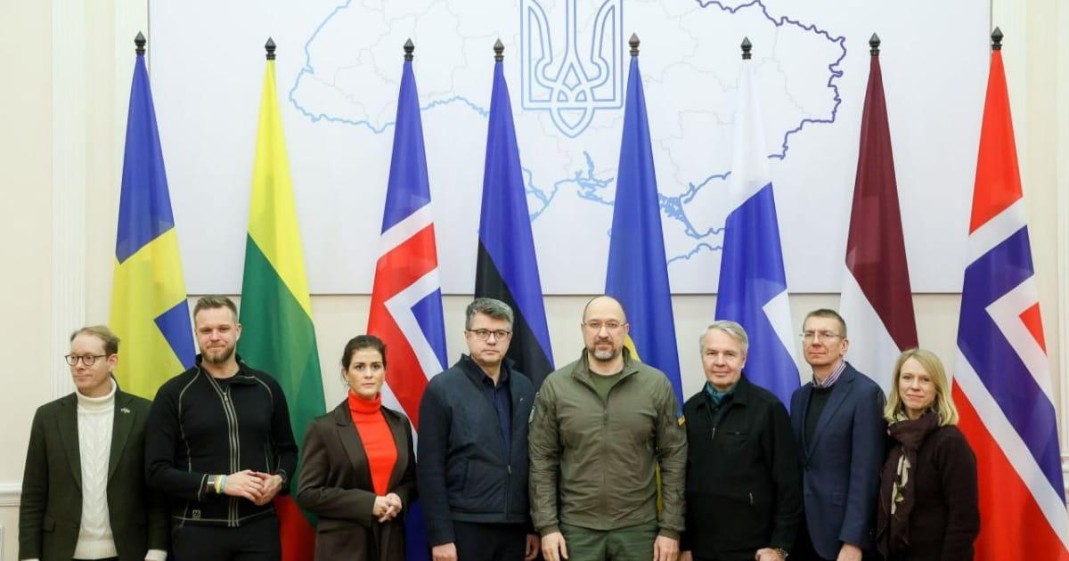 Україну відвідали міністри закордонних справ Естонії, Фінляндії, Ісландії, Латвії, Литви, Норвегії та Швеції