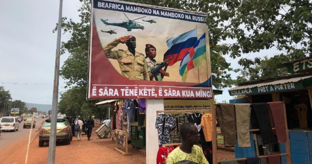 The Central African Republic claims unknown aircraft struck Russian military base in the country