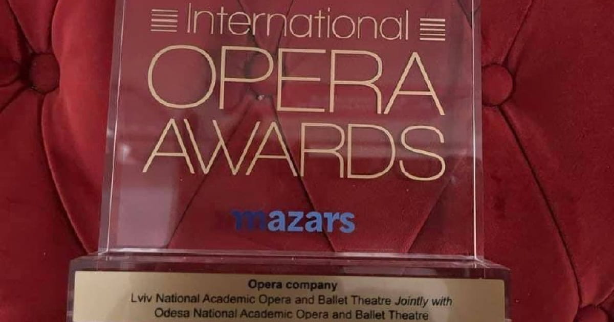Львівська та Одеська опери отримали звання «Opera Company of the year 2022»