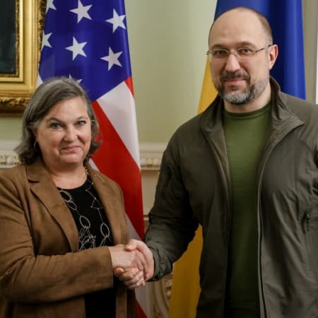Прем'єр-міністр України Денис Шмигаль зустрівся із заступницею Державного секретаря США Вікторією Нуланд