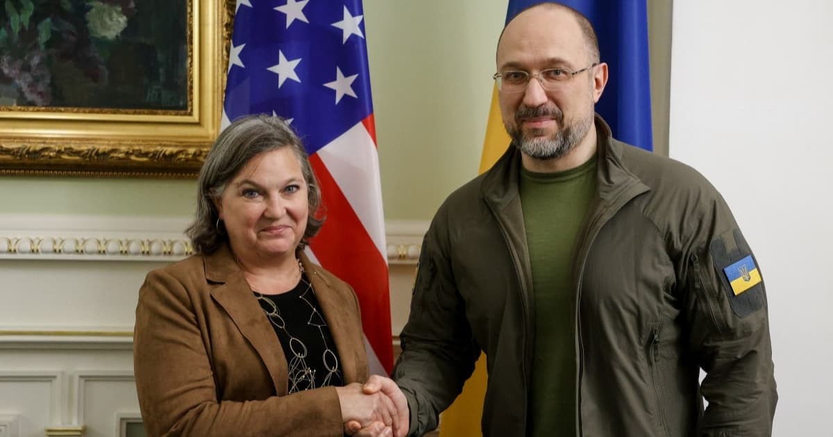 Прем'єр-міністр України Денис Шмигаль зустрівся із заступницею Державного секретаря США Вікторією Нуланд