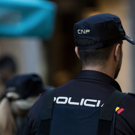 The Spanish police seized three envelopes addressed to Ukrainian institutions