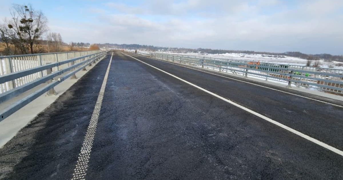 5 грудня на міжнародній трасі М-07 Київ—Ковель—Ягодин відкрили відремонтований міст через Іршу