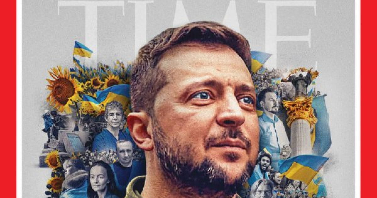 Журнал «TIME» визнав «Людиною року» Володимира Зеленського та «дух України»