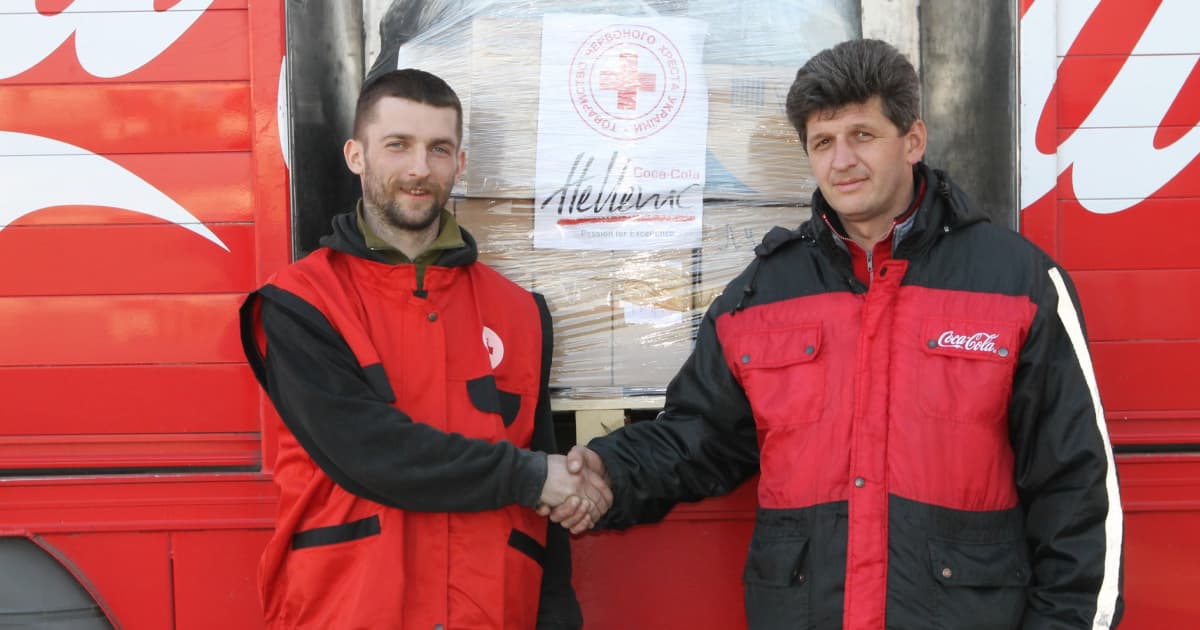 Сoca-Cola спільно з Червоним Хрестом України планує надати продовольчу допомогу на суму 4.7 мільйонів євро