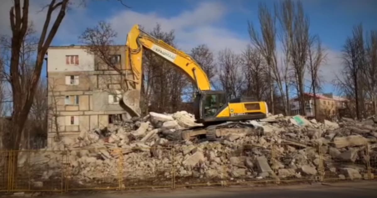 Russian occupation authorities have already demolished over 30 houses in Mariupol