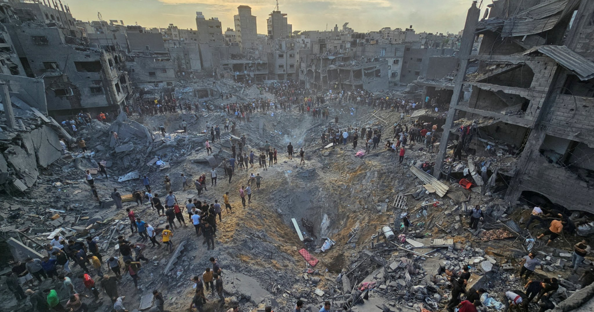 On October 31, Israel struck Gaza's Jabalia refugee camp: UN and EU condemn attack