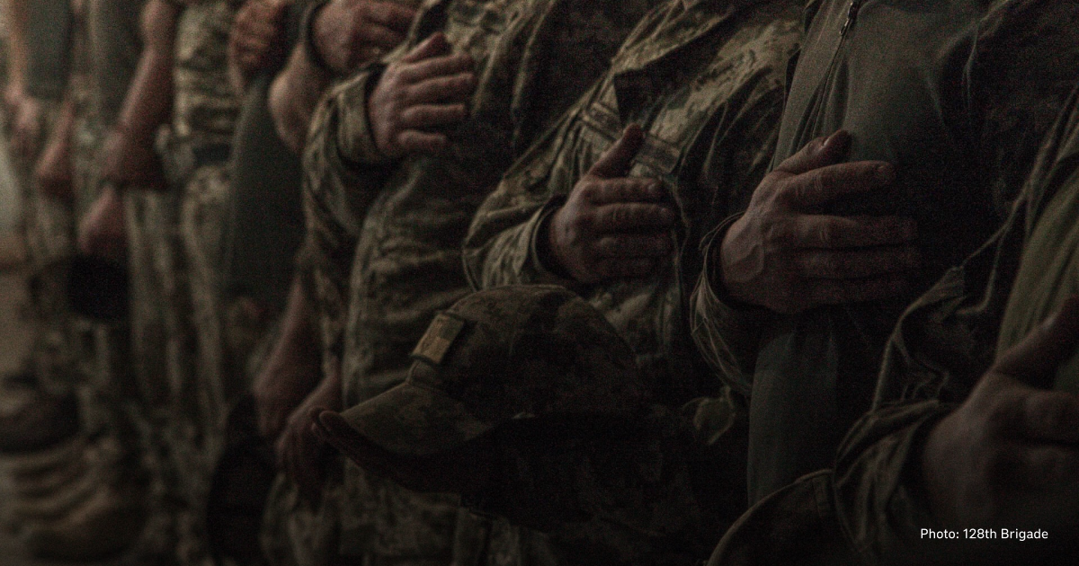 The Inspectorate of the Ministry of Defence confirmed that the soldiers of the 128th Brigade were gathered in a yard in a village in the Zaporizhzhia region. All rules of disguise were ignored
