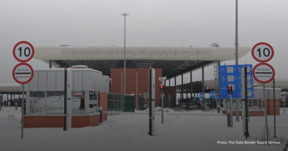 Uhryniv-Dołhobyczów checkpoint on the Ukrainian-Polish border is to be opened for empty trucks