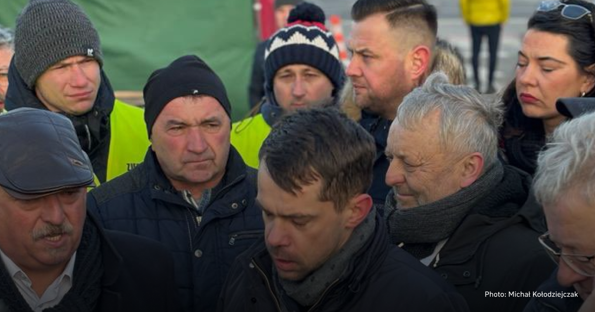 Polish farmers stop protesting at Shehyni-Medyka border crossing point