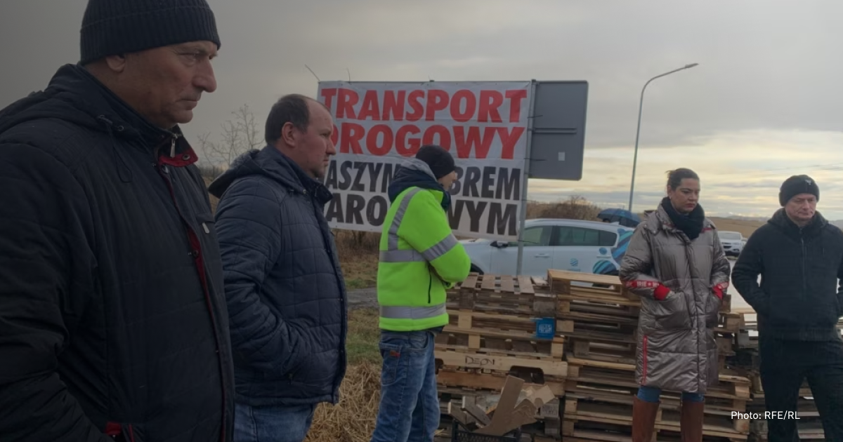 Polish farmers resume blocking Medyka-Shehyni checkpoint