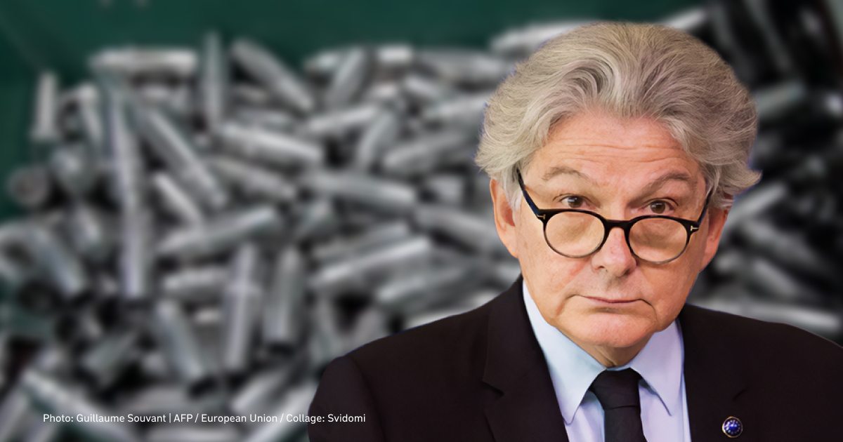 EU will be able to produce 1.3 million shells by the end of 2024, says European Commissioner