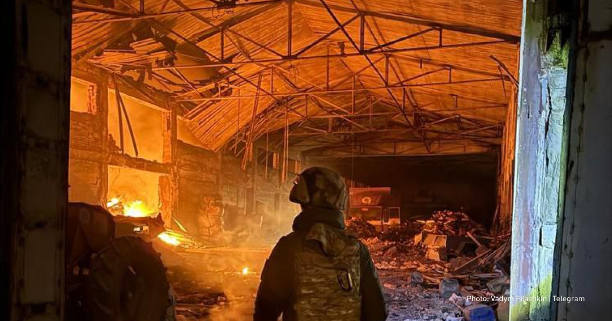 "Terrible sounds of war were heard again in the Marhanets community", — Head of the Dnipropetrovsk region Serhii Lysak about the Russian night shelling