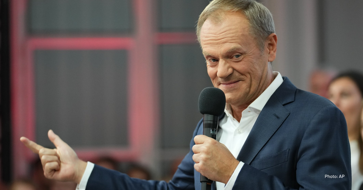 Polish Prime Minister Tusk arrives in Ukraine on first working visit