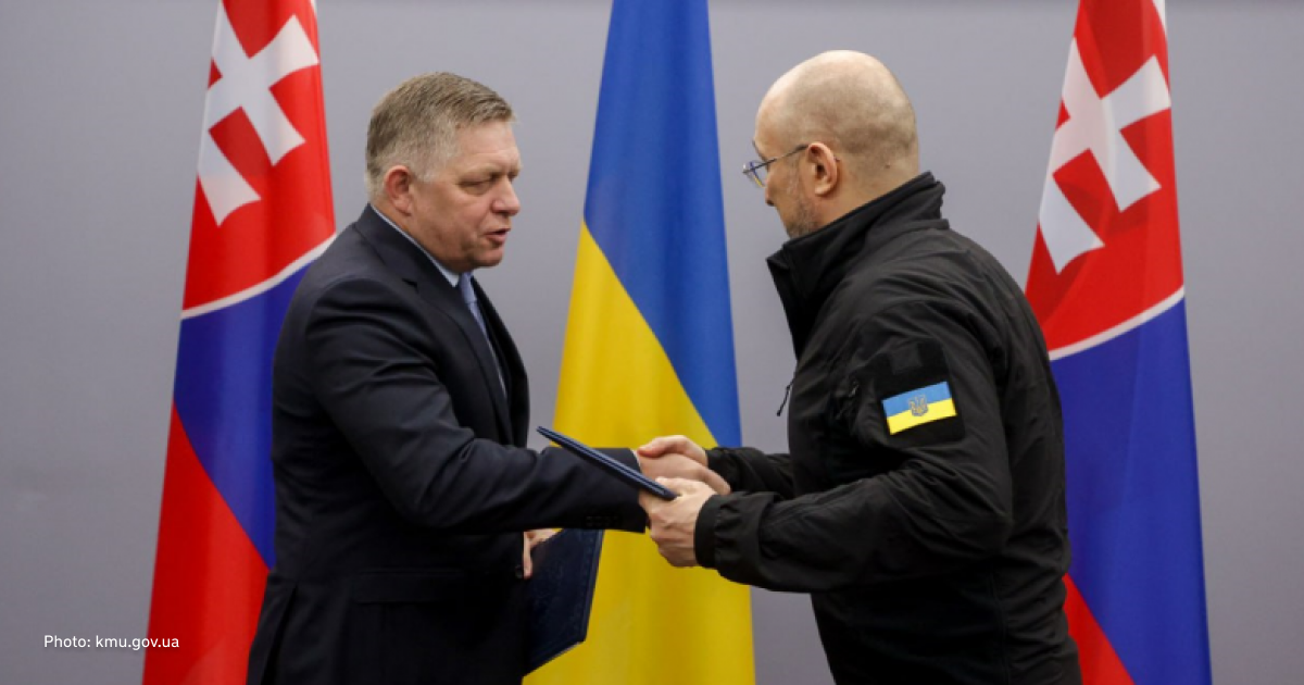 Prime Ministers of Ukraine and Slovakia hold bilateral meeting for the first time