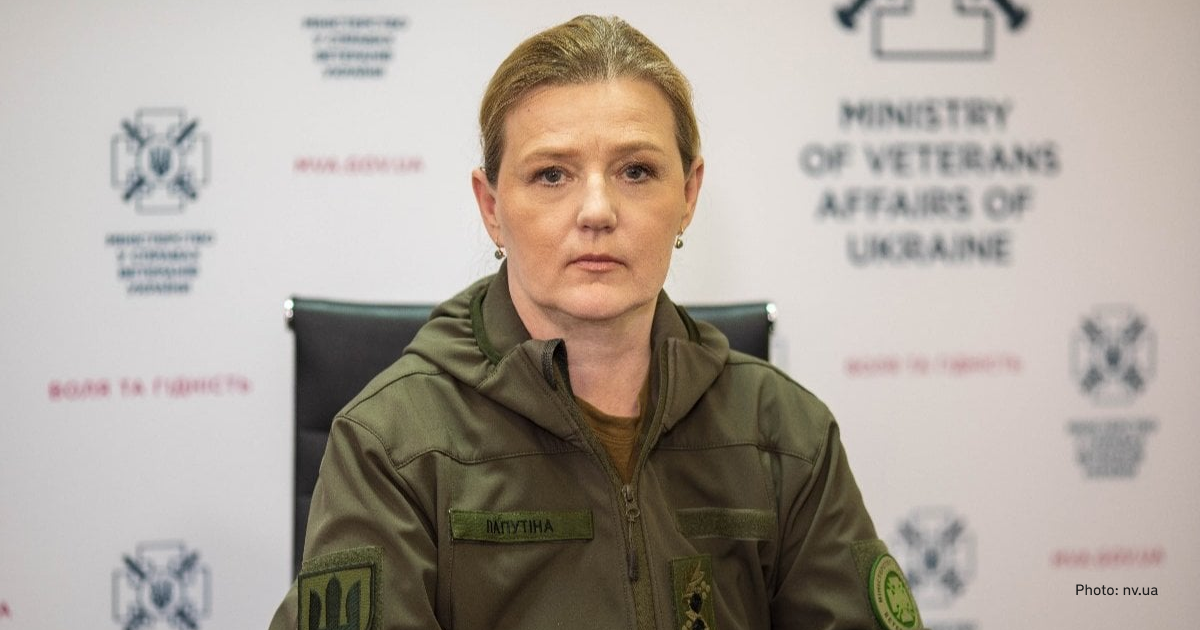 Ukraine's Minister for Veterans Affairs, Yulia Laputina, submits her resignation