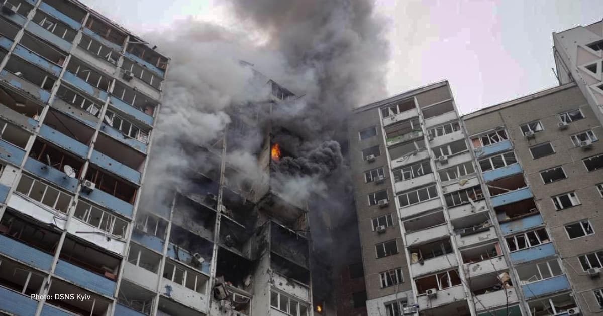 About 20 Russian cruise missiles were shot down over the Ukrainian capital, Kyiv. There are probably dead under the rubble of a burning multi-storey building