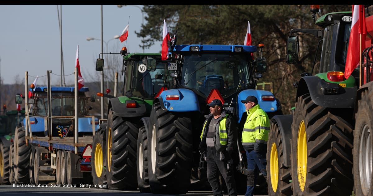 Polish farmers unblock the border with Russia
