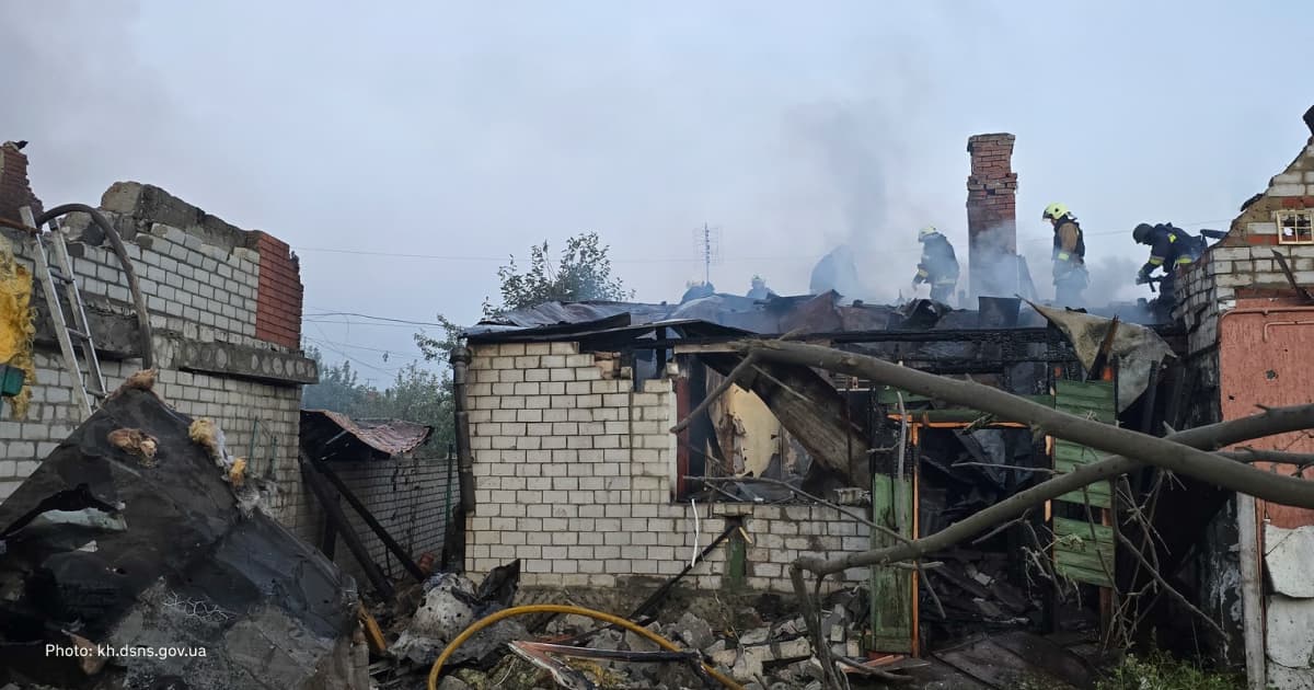 Two rescuers sustain injuries while extinguishing a fire in the Kharkiv region. Shelling leaves 19 civilians wounded, including two children